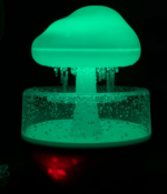 Raindrop Humidifier and Jellyfish Table Lamp Combo - Image 3